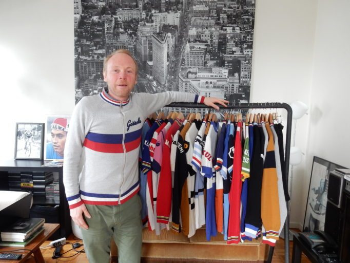 Diederik pictured with his kit