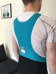 The bibs did their job of keeping everything in place and feeling comfortable