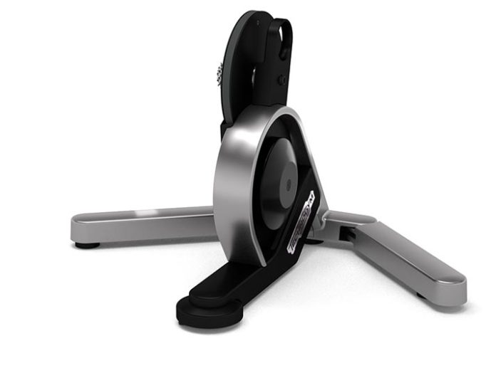 Looking like an extra from Star Wars, the Technogym MyCycling trainer