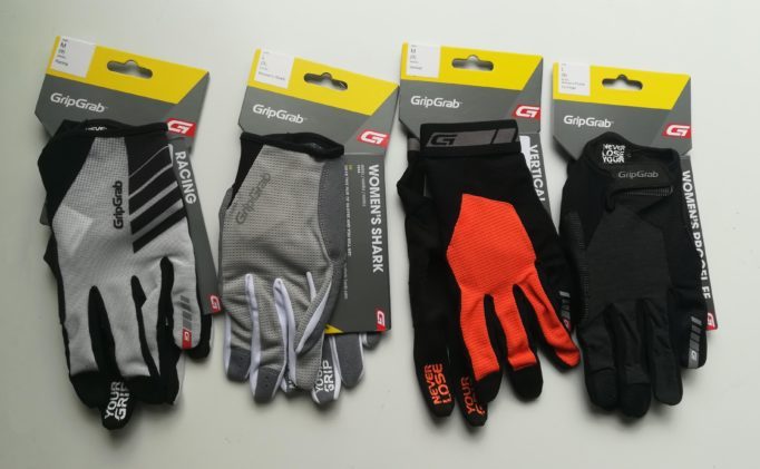 We have four of pairs of GripGrab Gloves to try out