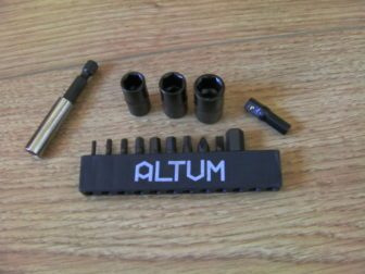 The MODUAL's bits are stored securely when not in use, so you won't lose them