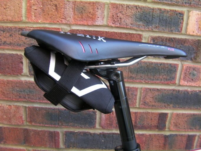 You can store in under your saddle or in your jersey