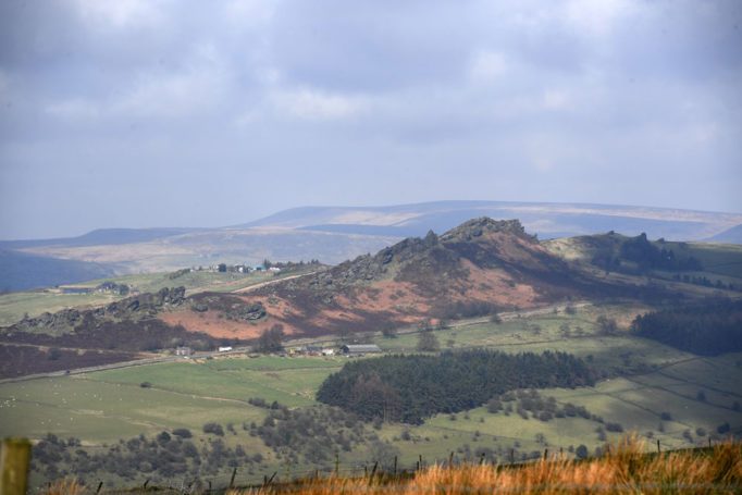 The Roches, classic gritstone country, perfect for riding, walking or climbing