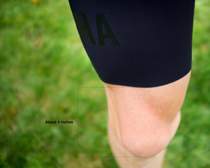 The perfect length? Rapha offer two lengths to choose from