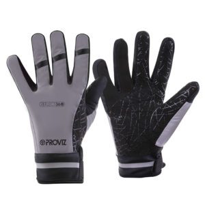 The Proviz Reflect 360 Gloves are covered in reflective material