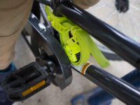 The Otto lock is small enough to fit on a child's bike