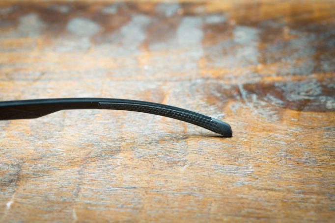 Light weight and grippy arms keep these glasses in place