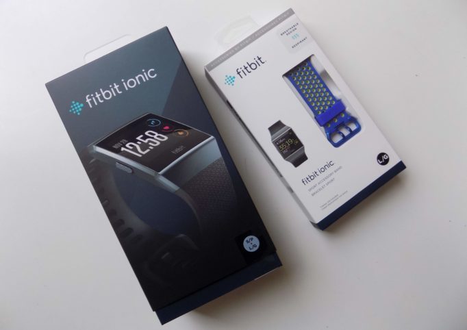 What's in the box? A Fitbit Ionic and an extra wristband for us sporty types