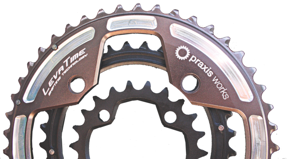 Praxis rings come in 'matched sets' to optimise shifting