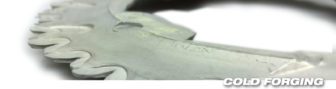 Forging refines the grain, producing a stronger ring