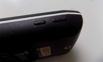 Two, rather small, side buttons could be difficult to press with gloves