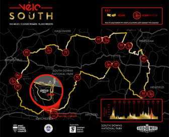 The Velo South route will take you through the beautiful West Sussex countryside