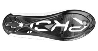 That carbon sole will take Look style cleats and is only 4.8mm thick