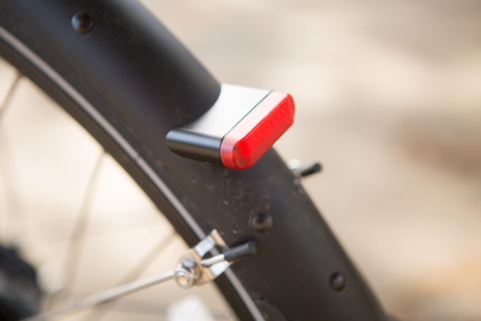 Lights and mudguards come fitted as standard