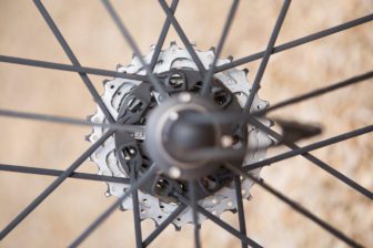 The G3 spoke pattern puts twice as many spokes on the drive side of the rear wheel