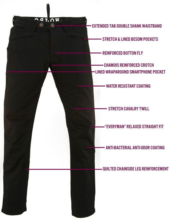 Osloh Lane Bike Jeans details
