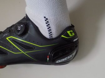 The rigid heel cup prevents any slippage