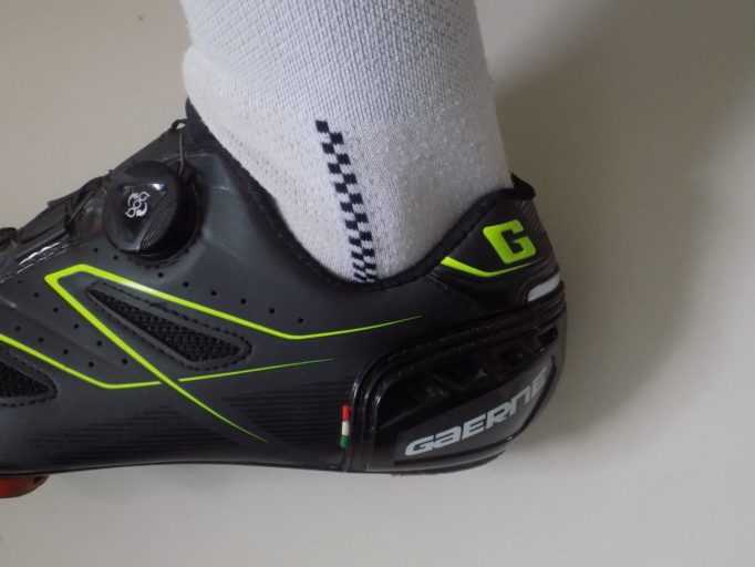 The rigid heel cup prevents any slippage