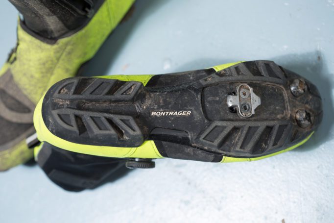 Offroad shoes make a lot of sense on winter rides