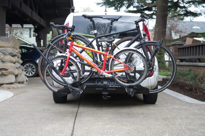 Fully laden and ready to go   