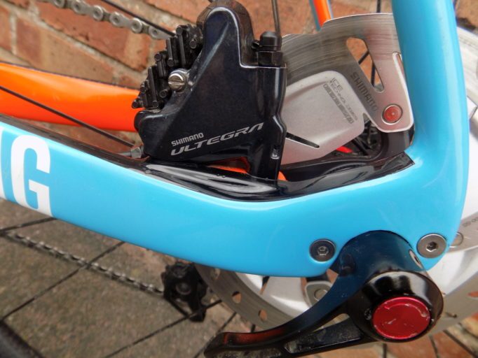 Shimano disc brakes and 12mm thru-axle