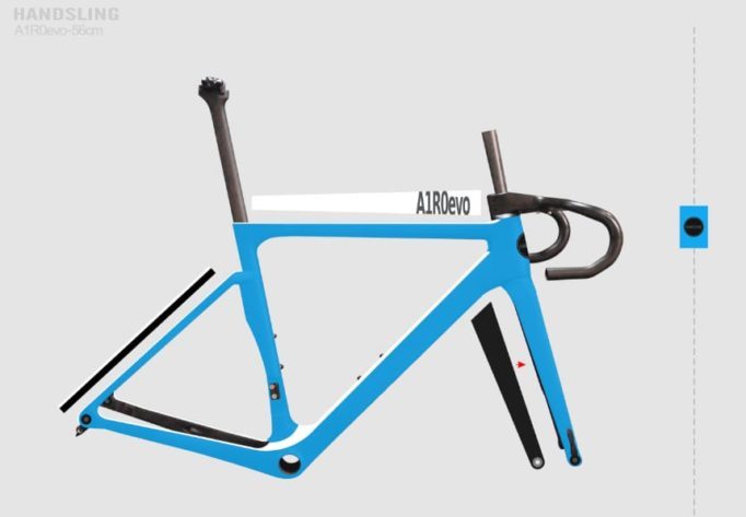 Handsling A1R0evo VW blue and white