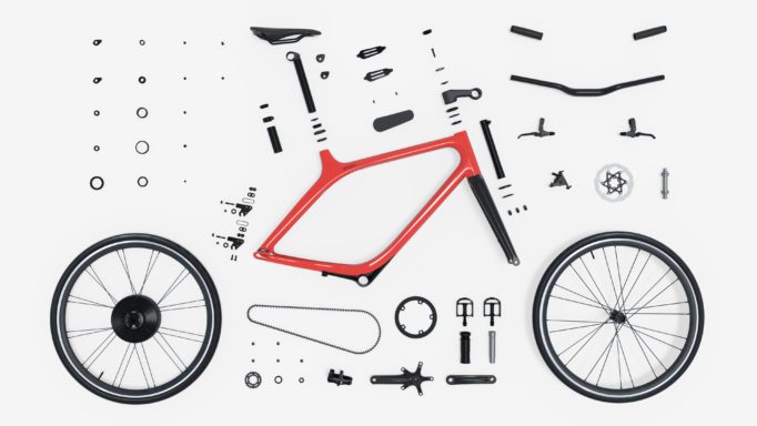 An exploded view of the eeyo1