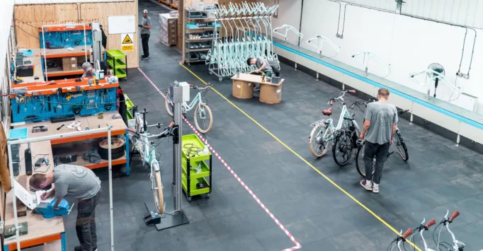 Volt build their bikes in their own factory in Milton Keynes