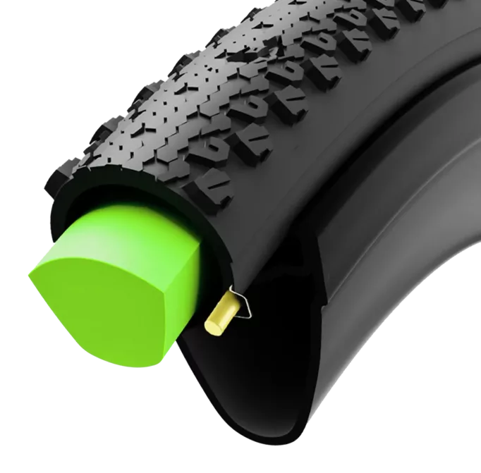 Vittoria's Air Liner Gravel will let you run lower pressures and protect your rims